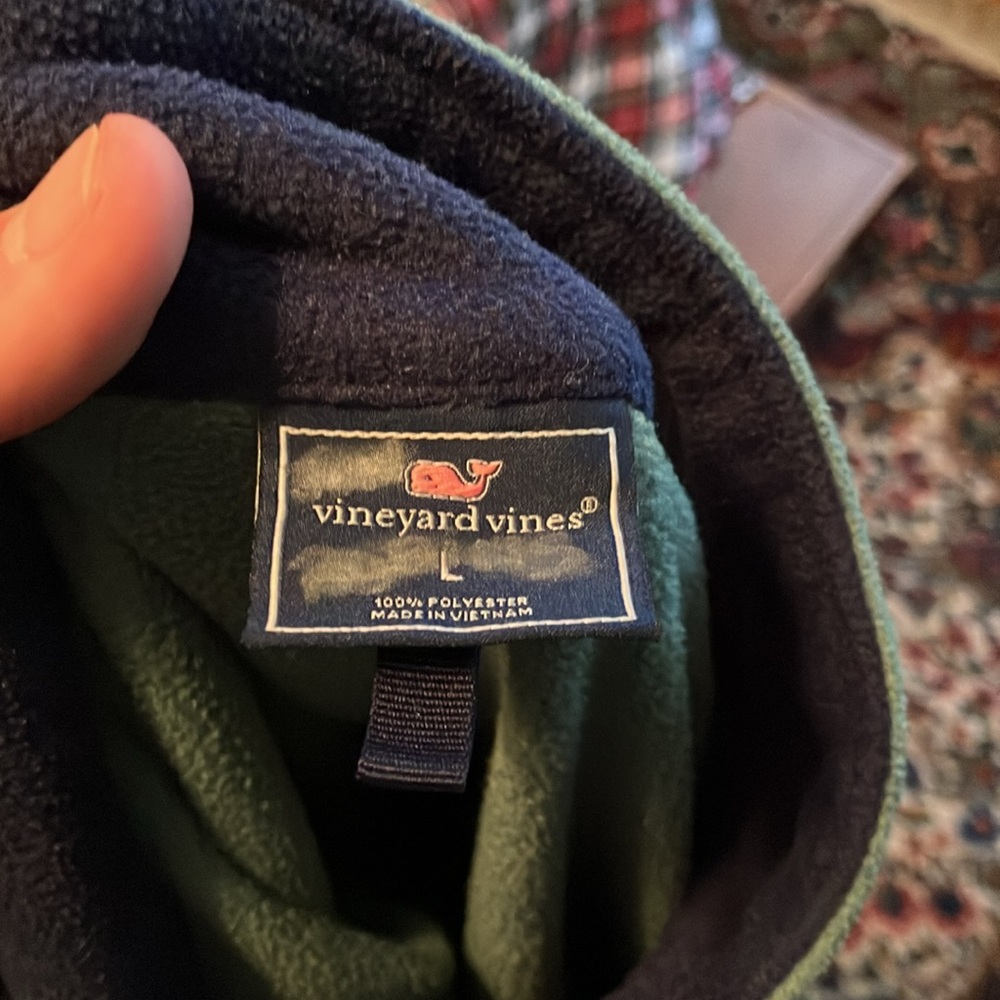 Patagonia Green Zip Up Sweater Fleece Outdoor - Picture 2 of 3